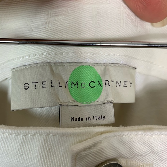 Stella McCartney Flare Leg White Jeans - Picture 7 of 12